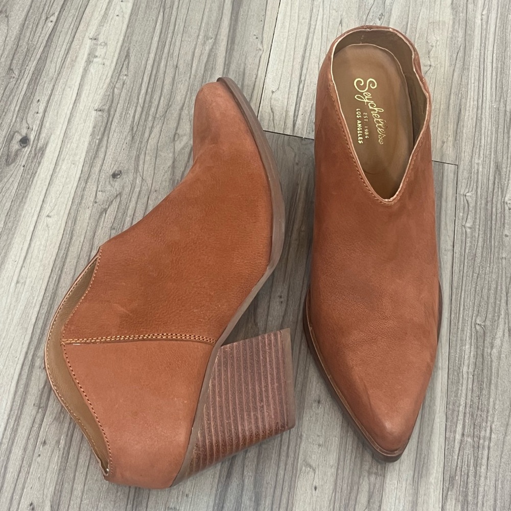 Seychelles "fancy affair" leather mule